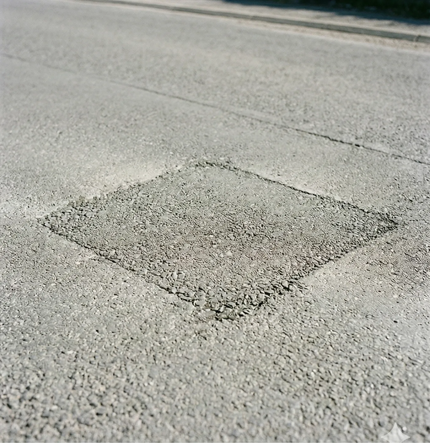 Surface réparée à la résine polyuréthane